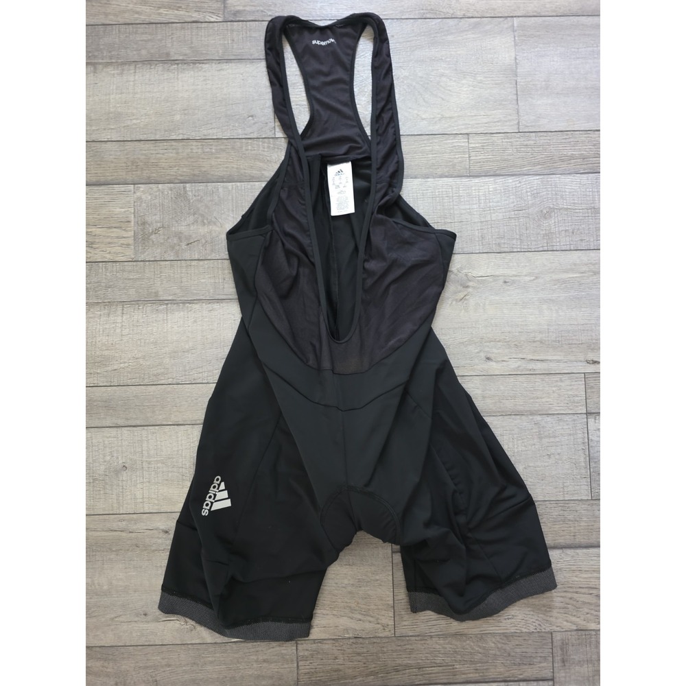 Adidas Supernova Mens 2XL Cycling Padded Bib Shorts Black AZ7350 Biking